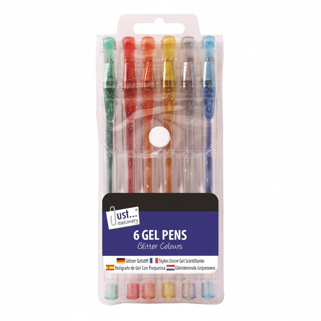 Glitter gel pens 6 pack 5013922012230