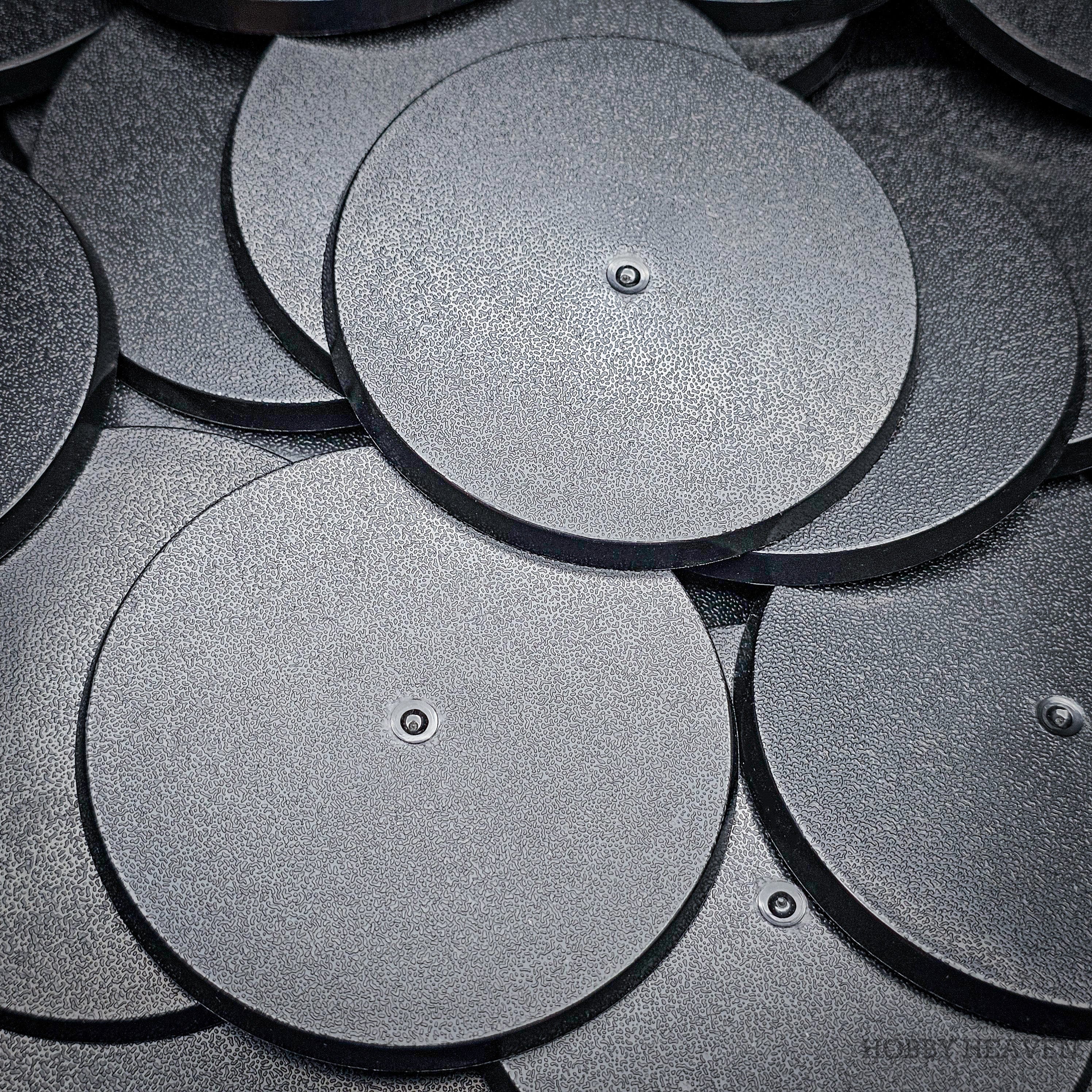 Base 70mm Round Plain Plastic Bases