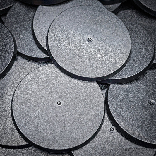 Base 70mm Round Plain Plastic Bases