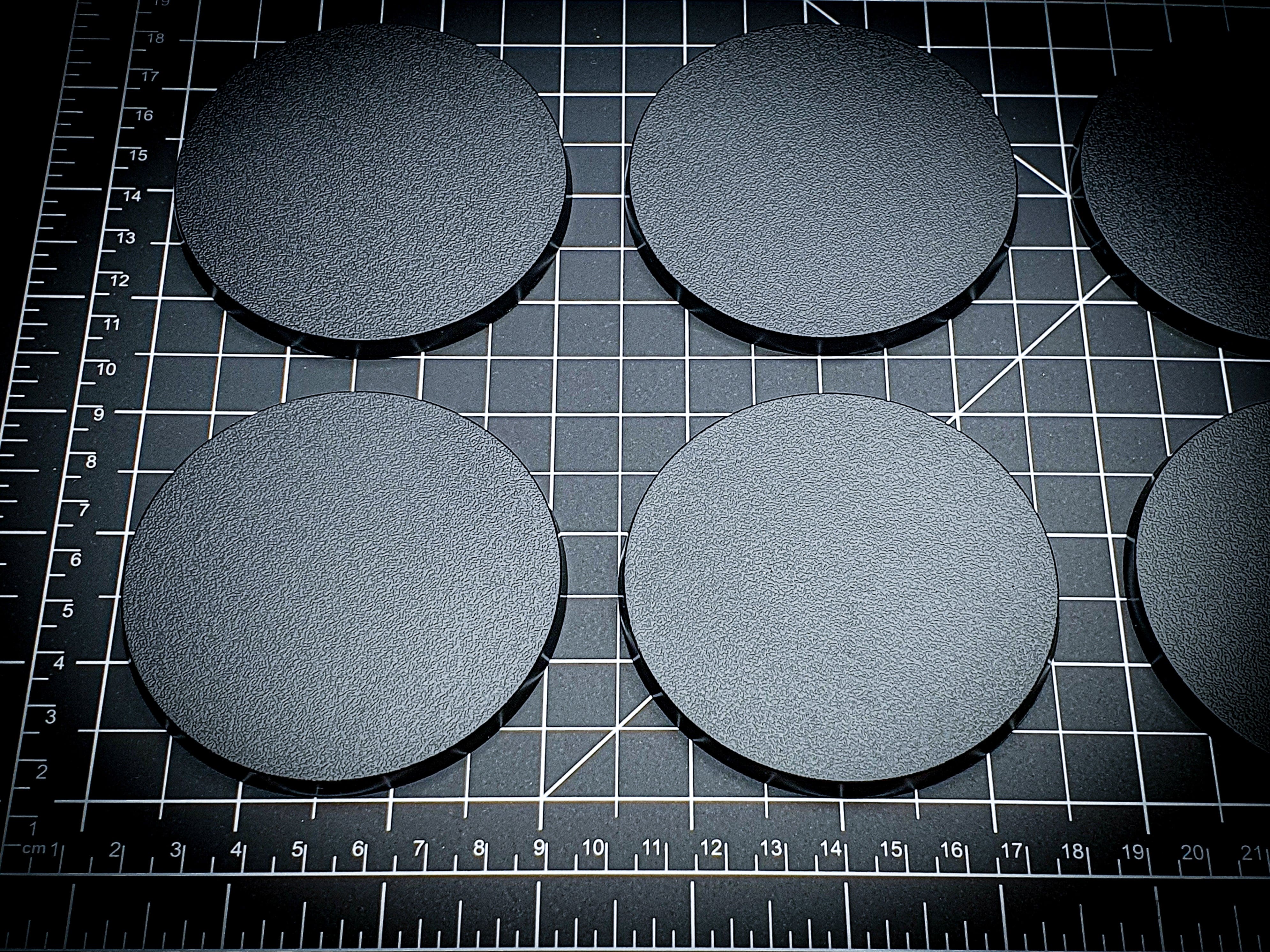Base 80mm Round Plain Plastic Bases