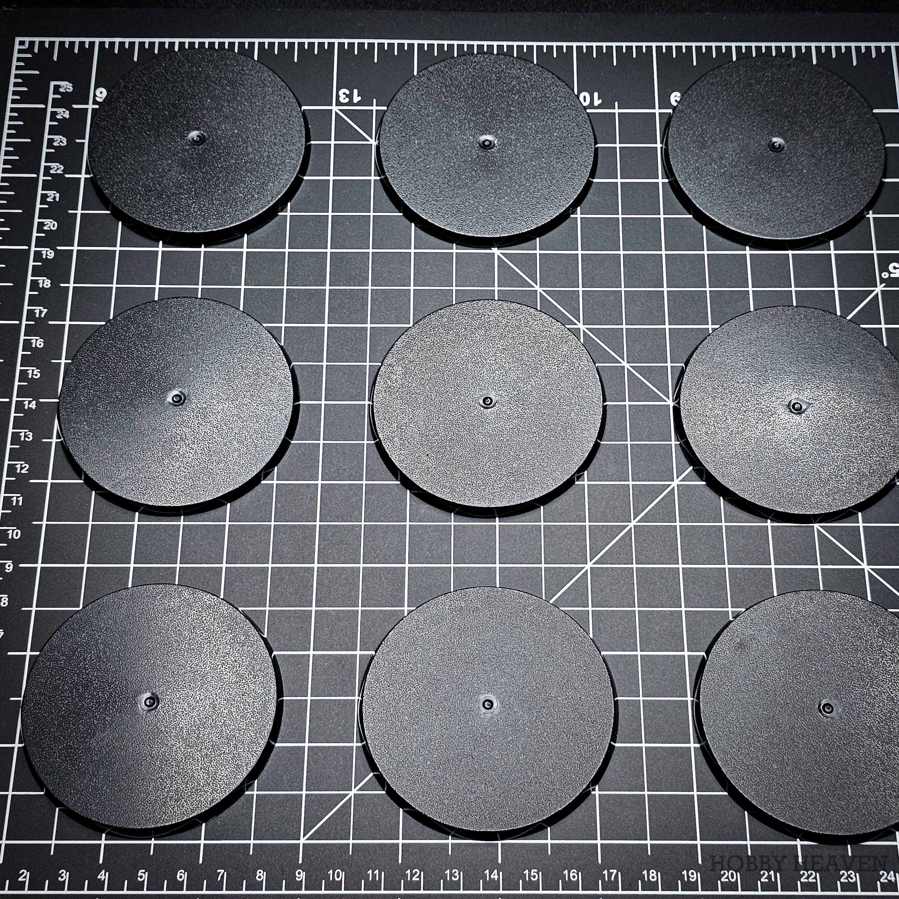 Base 70mm Round Plain Plastic Bases
