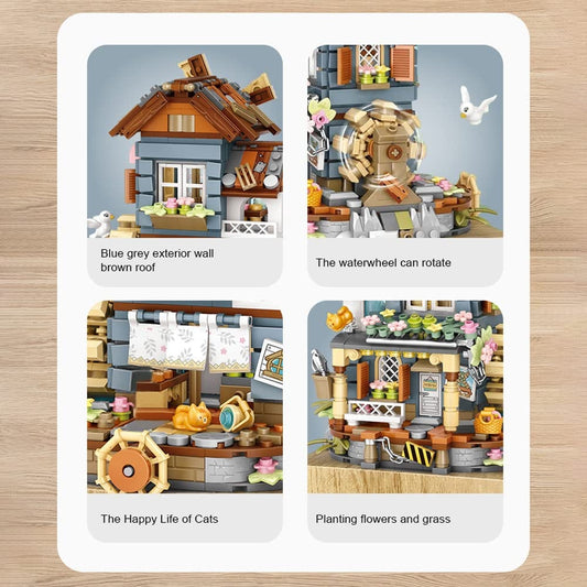 LOZ Windmill House Music Box 1239 6932691912390