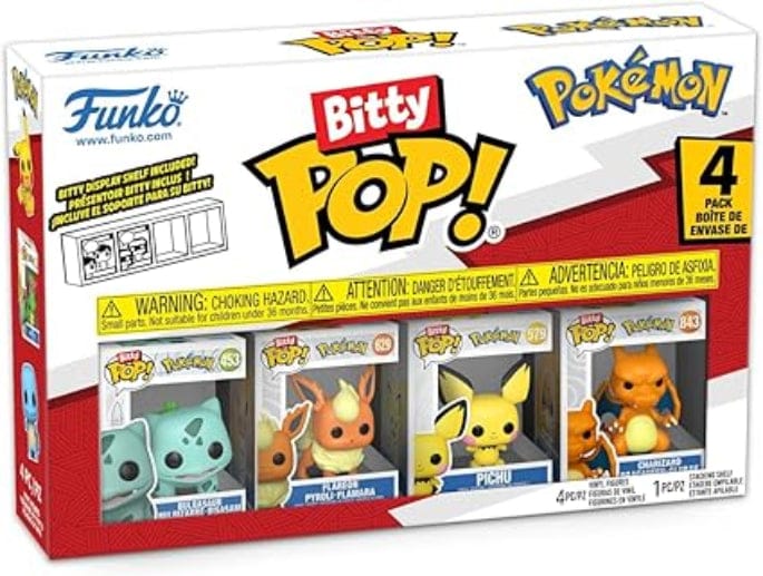 FUNKO BITTY POP - BULBASAUR 4PK 889698811347