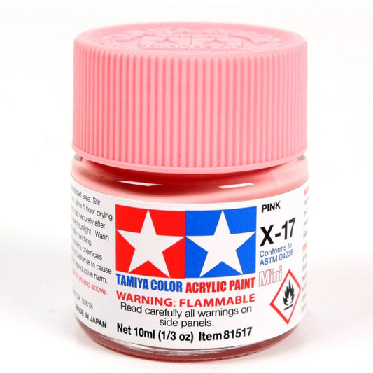 Paint Tamiya Acrylic Paint Mini X-17 Pink 4950344069330