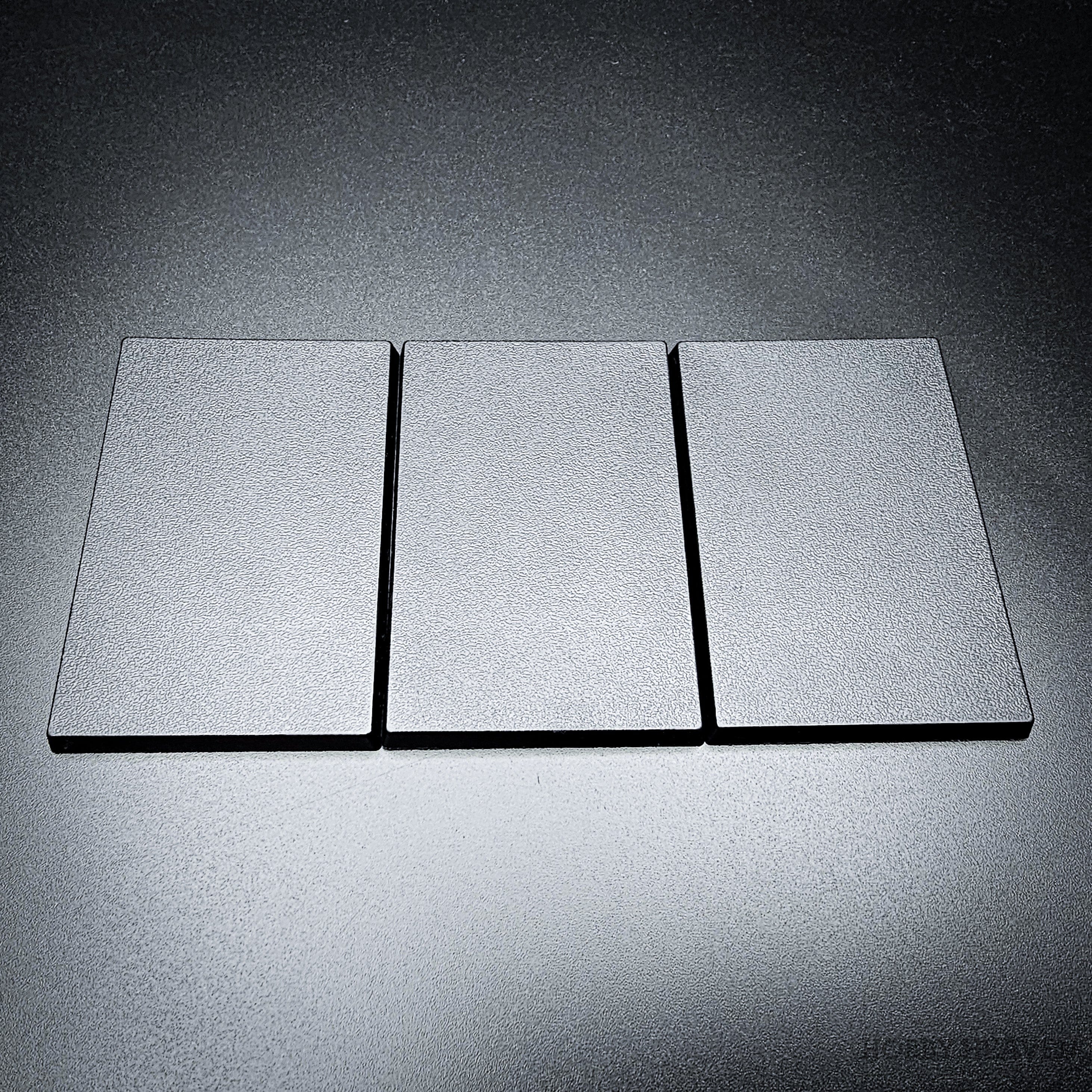 Base 3 50x75mm | 75x50mm Rectangular Plain Plastic Bases | Versatile Miniature Stands 5065013213460