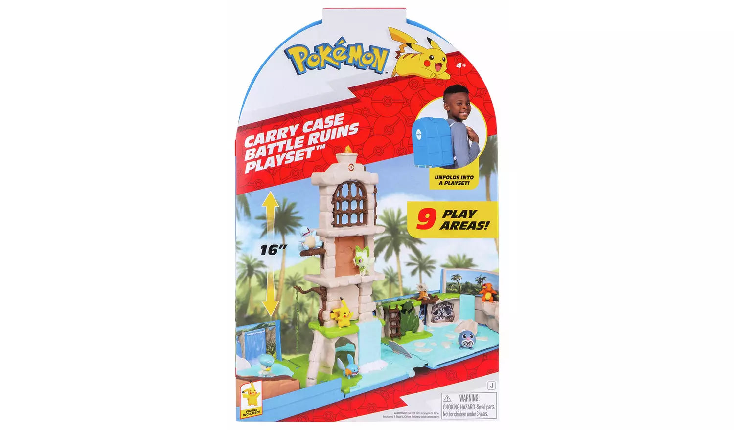 Pokémon Carry Case Battle Ruins Playset 191726754800