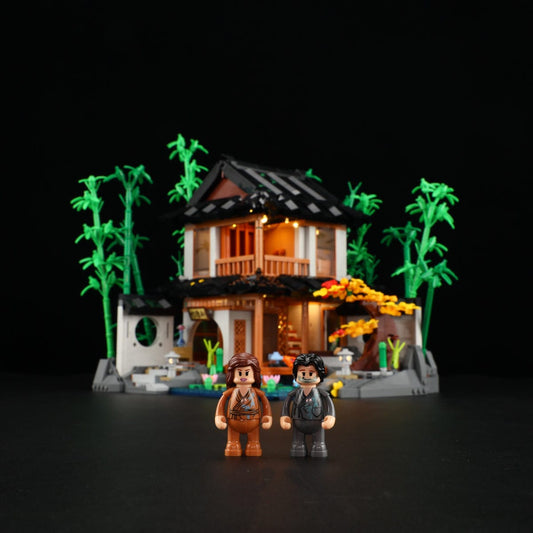 LUMIBRICKS - FUNWHOLE Bamboo House L9075 X004M56P4Z
