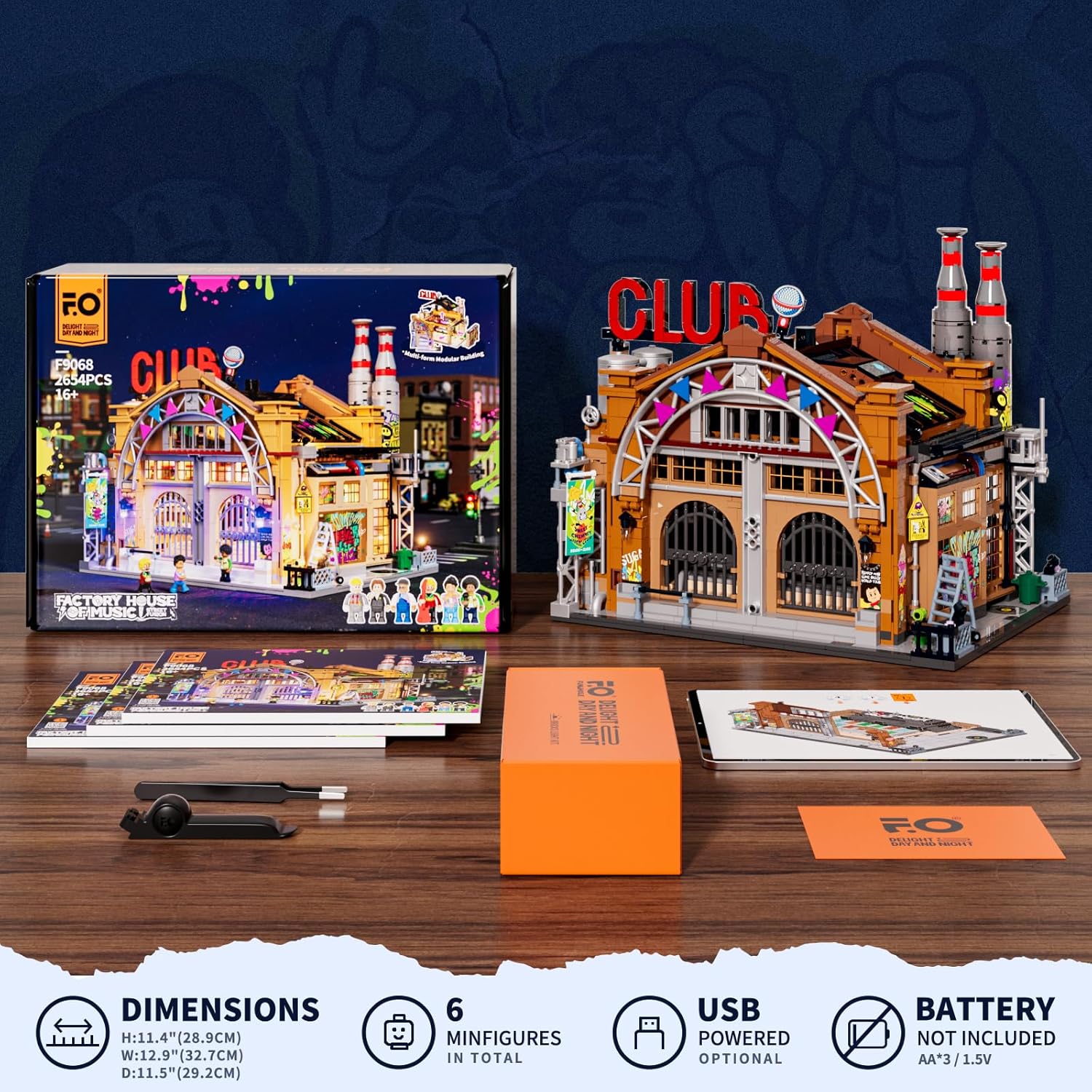 LUMIBRICKS - FUNWHOLE Factory House of Music F9068 X004K5U4LH