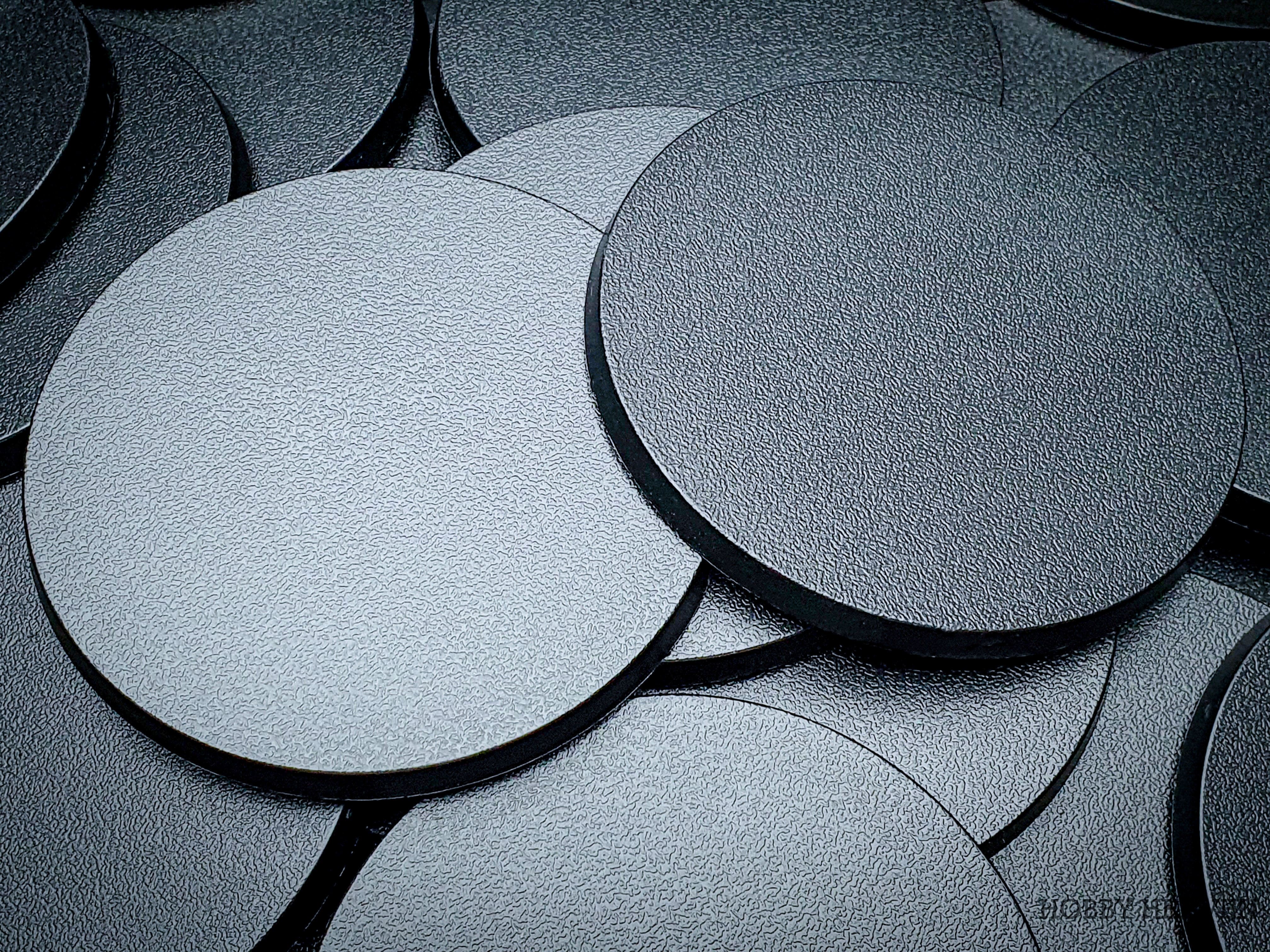 Base 80mm Round Plain Plastic Bases