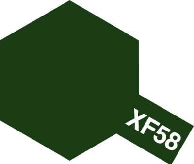 Paint Tamiya Acrylic Paint Mini XF-58 Olive Green 4950344069873