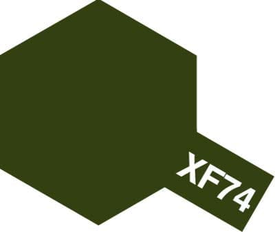 Paint Tamiya Acrylic Paint Mini XF-74 Olive Drab (JGSDF) 4950344070039