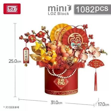 LOZ Eternal Flowers Bucket 1965 6932691919658