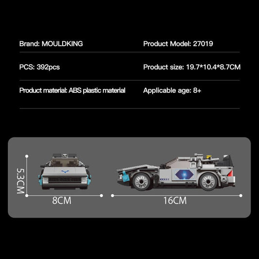 Mould King Delorean 12 Car 27019 6972316265340