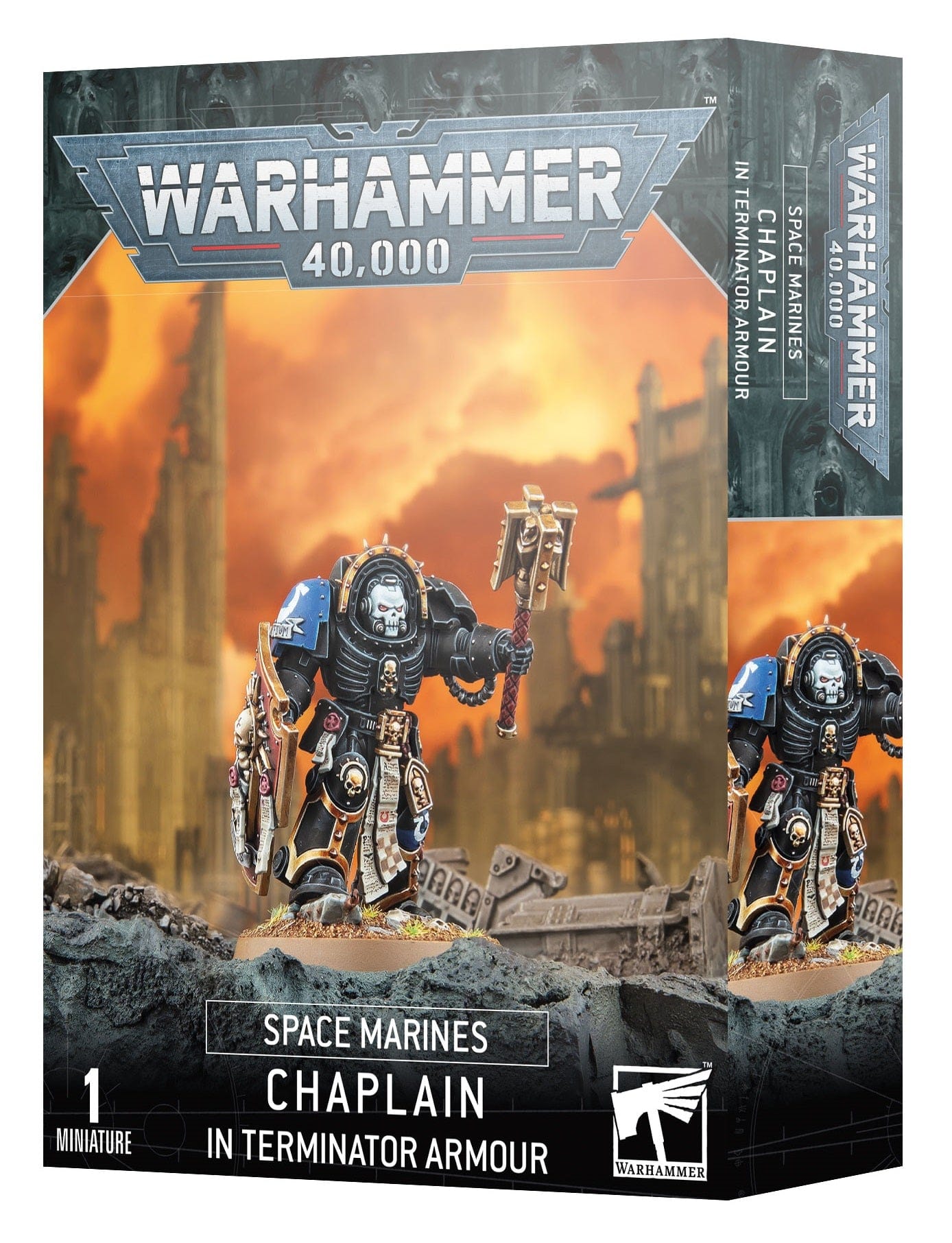 Space Marine SPACE MARINES: CHAPLAIN IN TERMINATOR ARMOUR 5011921201310