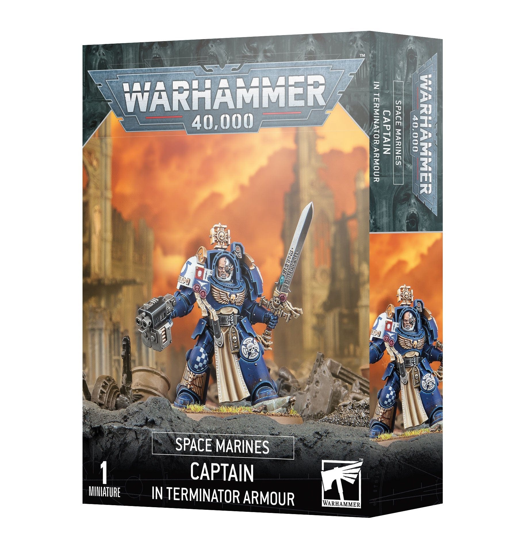 Space Marine SPACE MARINES: CAPTAIN IN TERMINATOR ARMOUR 5011921201327