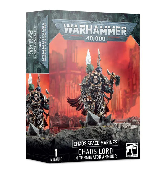 GW Models Chaos Space Marines: Chaos Lord in Terminator Armour 5011921178223
