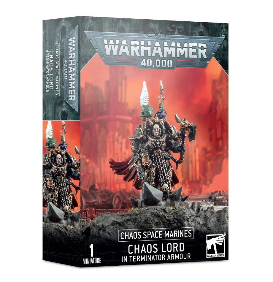 GW Models Chaos Space Marines: Chaos Lord in Terminator Armour 5011921178223