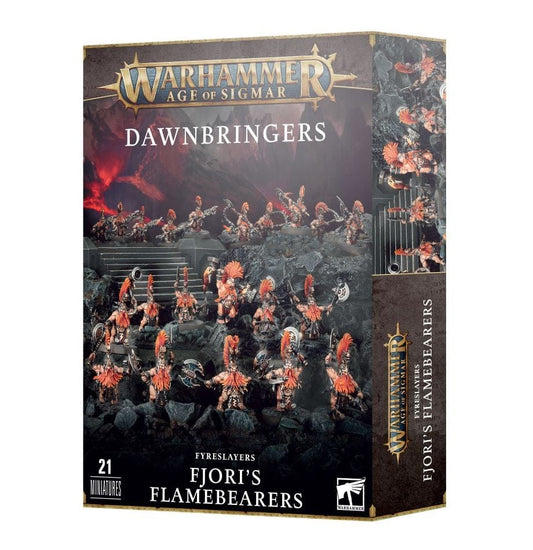 Fyreslayers DAWNBRINGERS: FYRESLAYERS FJORI’S FLAMEBEARERS (EL) 5011921200962