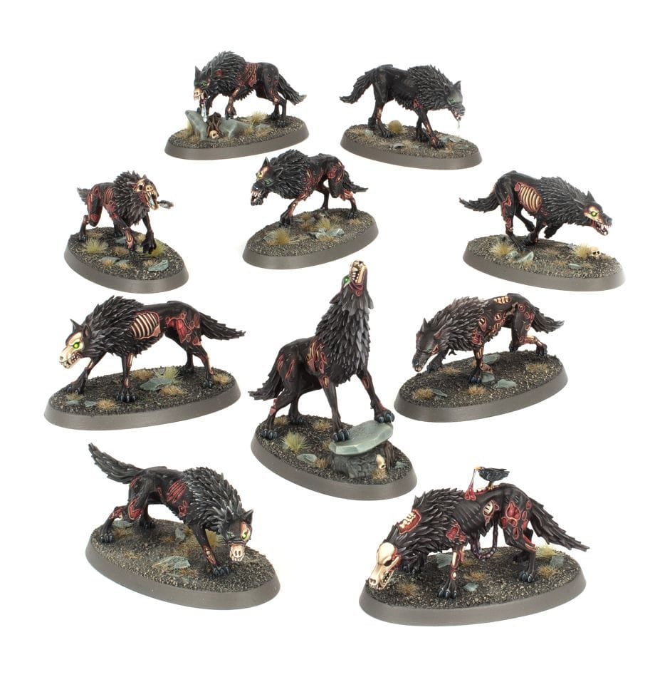 GW Models Soulblight Gravelords: Dire Wolves 5011921196050
