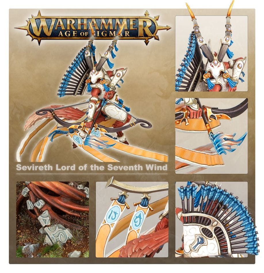 GW Models Lumineth Realm-Lords: Sevireth Lord of Seven Winds 5011921179503