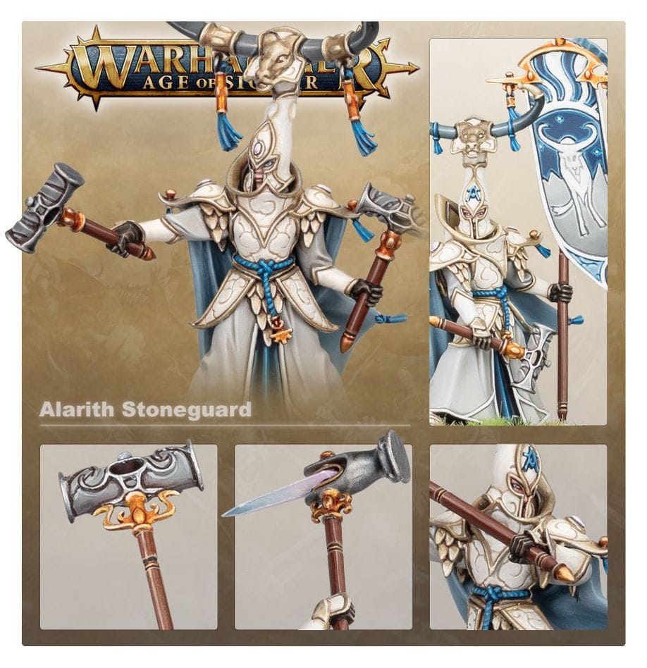 GW Models Lumineth Realm-Lords: Alarith Stoneguard 5011921179558