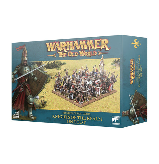 The Old World KINGDOM OF BRETONNIA: KNIGHTS OF THE REALM ON FOOT 5011921230433