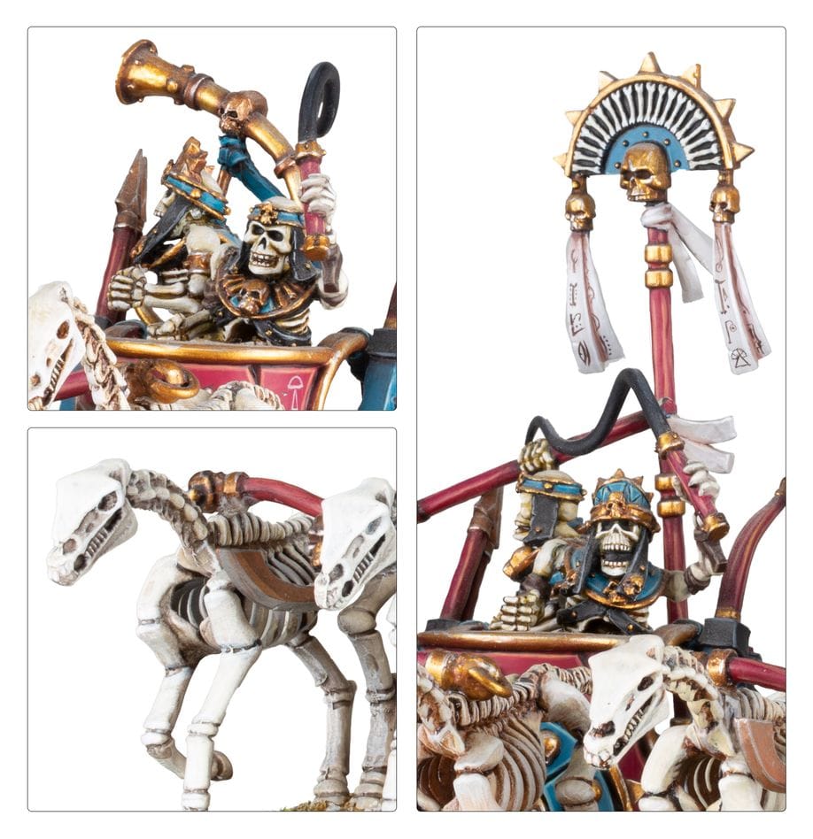 GW Models Tomb Kings of Khemri: Skeleton Chariots 5011921217434