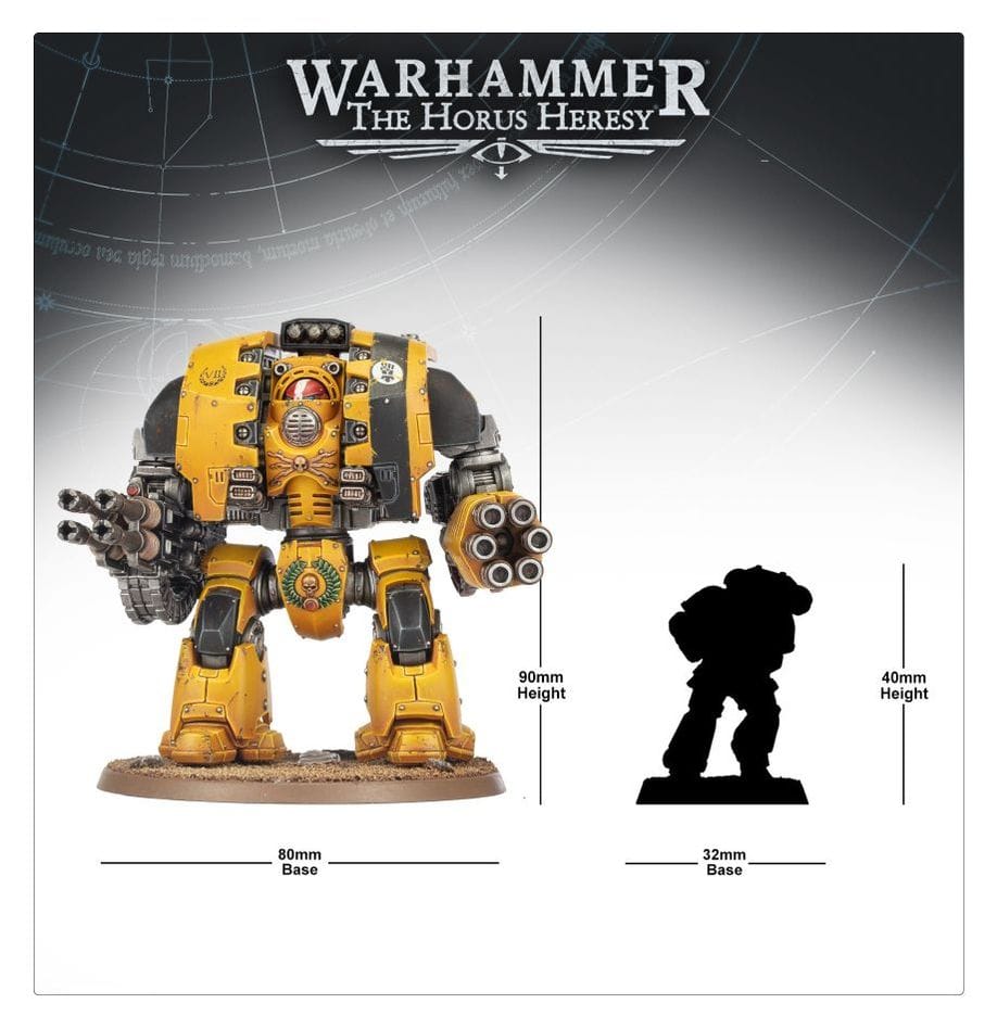 GW Models Legiones Astartes: Leviathan Siege Dreadnought with Ranged Weapons 5011921144549
