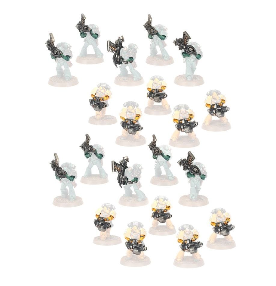 GW Models Legiones Astartes: Heavy Weapons Upgrade Set: Missile Launchers & Heavy Bolters 5011921144556