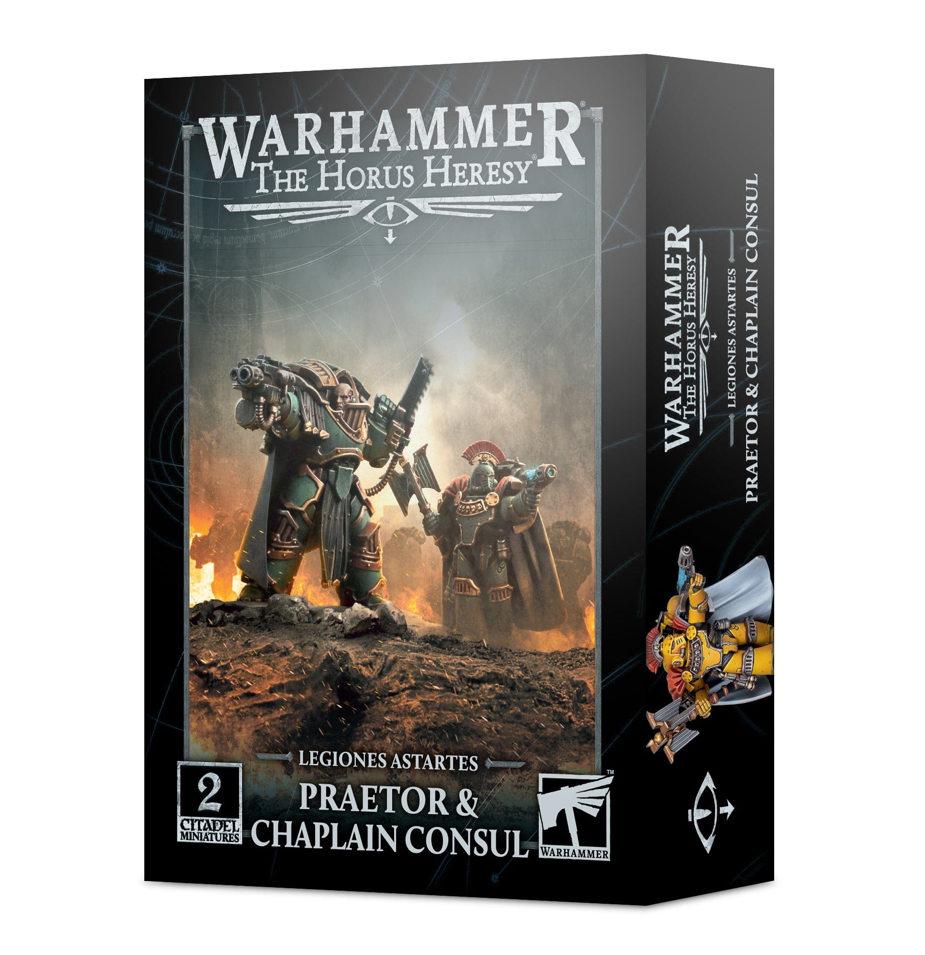 Horus Heresy HORUS HERESY: LEGION ASTARTES: PRAETOR & CHAPLAIN CONSUL 5011921170098