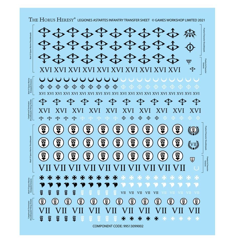 GW Models Legiones Astartes: MKIII Tactical Squad 5011921206056