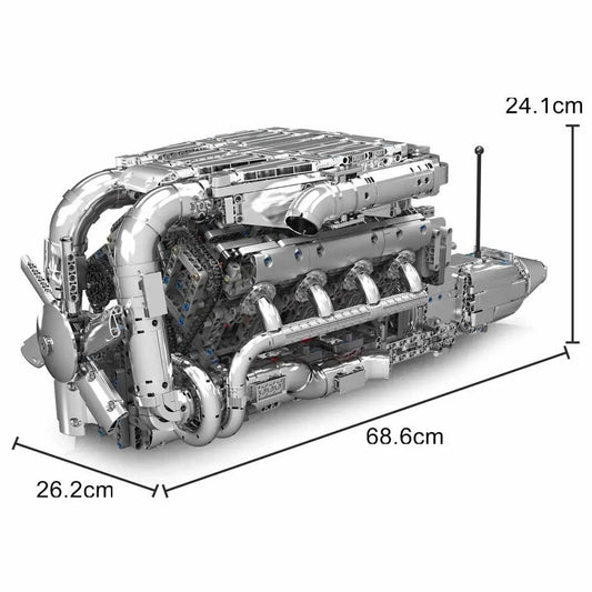 Mould King V8 Twin-Turbo Engine 10168 6972316269881