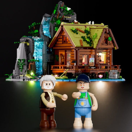 LUMIBRICKS - FUNWHOLE Waterfall Cabin L9083 X004PAHD4D