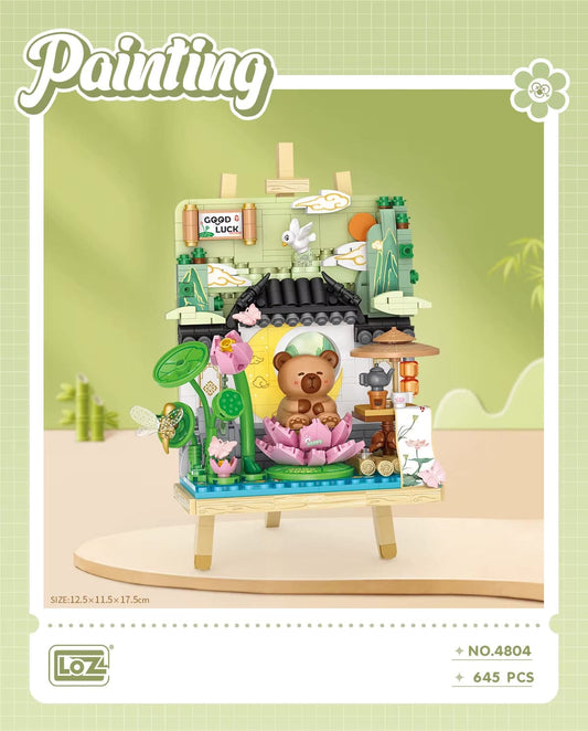 LOZ Lotus Garden Painting Easel 4804 6932691948047