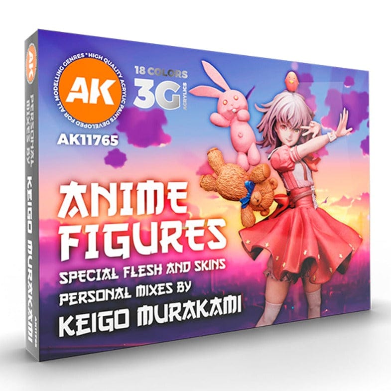 Paint Sets AK Interactive Signature Set - Anime Figures - Special Flesh & Skins by Keigo Murakami AK11765 8435568330443