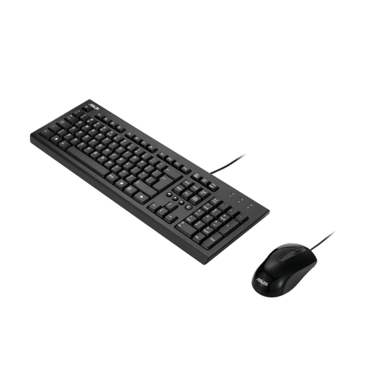 Asus U2000 USB Wired Keyboard and 1000 DPI Mouse Set 4711081636571