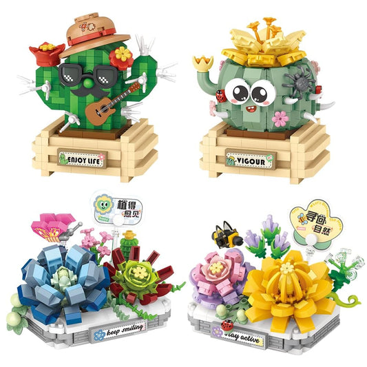 LOZ Moustache Cactus 8833 6932691912468