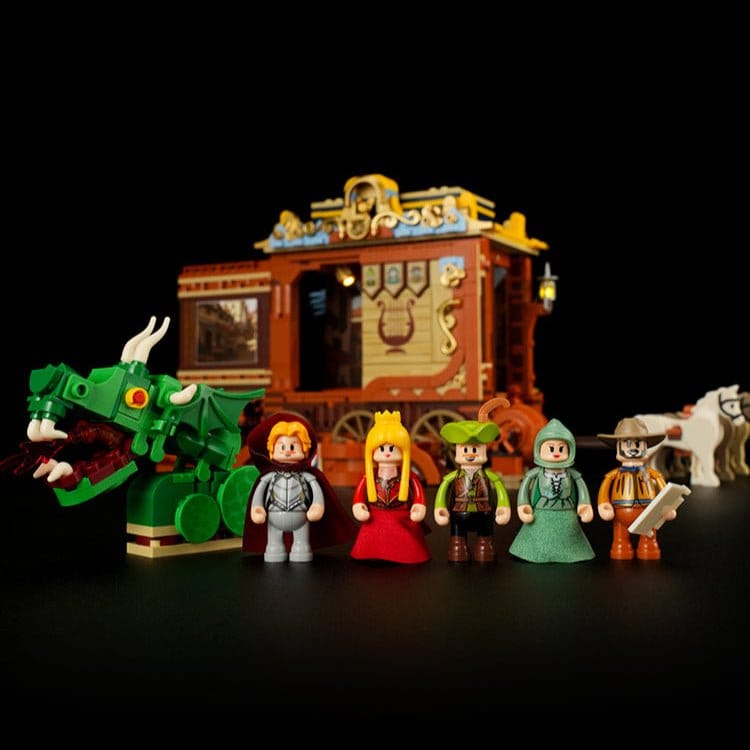 LUMIBRICKS - FUNWHOLE Medieval Troupe Carriage L9063 X004PAQ9DJ