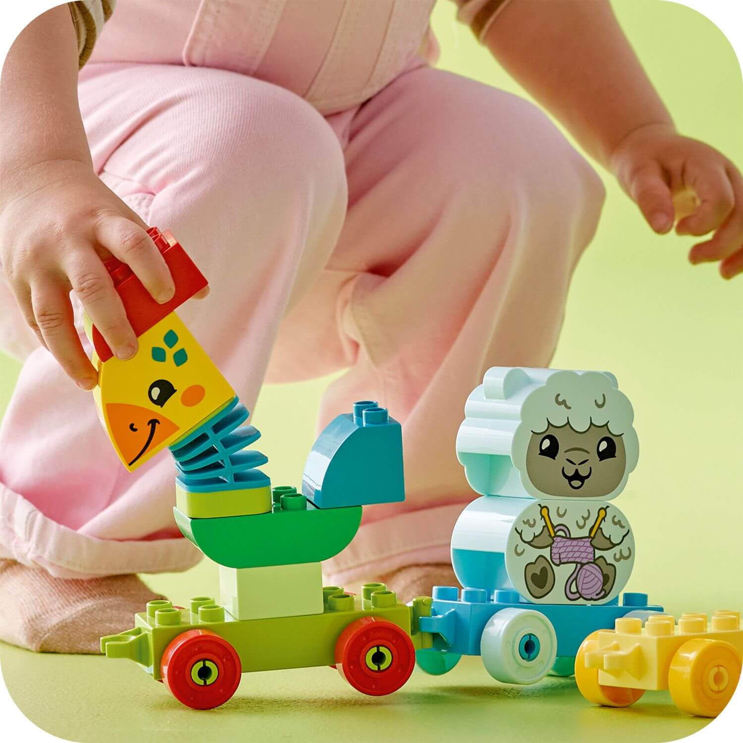 Toys & Games > Toys > Construction Toys > Interlocking Blocks > LEGO > LEGO Duplo Lego Duplo 10412 My First Animal Train Set for Ages 18 Months and Up 673419386821