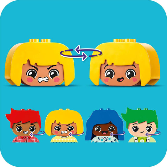 Toys & Games > Toys > Construction Toys > Interlocking Blocks > LEGO > LEGO Duplo Lego Duplo 10415 My First Big Feelings & Emotions for Ages 18M and Up 673419388757