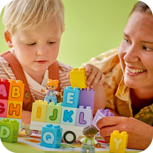 Toys & Games > Toys > Construction Toys > Interlocking Blocks > LEGO > LEGO Duplo Lego Duplo Town 10421 Alphabet Truck Playset for Toddlers Ages 2 & Up 673419387477