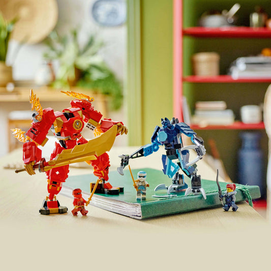 Toys & Games > Toys > Construction Toys > Interlocking Blocks > LEGO > LEGO Ninjago Lego Ninjago 71808 Kai's Elemental Fire Mech Playset for Ages 7 and Up 5702017584522
