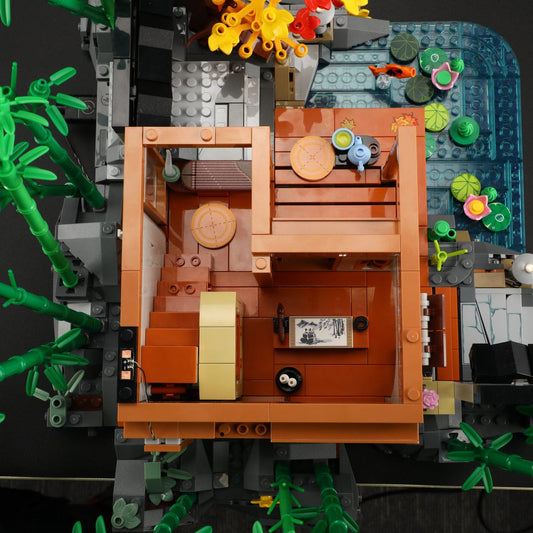 LUMIBRICKS - FUNWHOLE Bamboo House L9075 X004M56P4Z