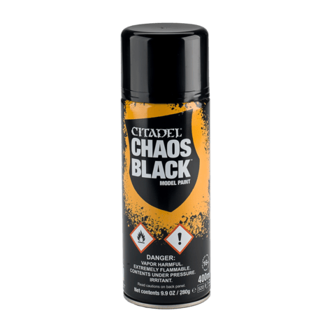 Citadel Spray Paint CHAOS BLACK SPRAY 5011921175291