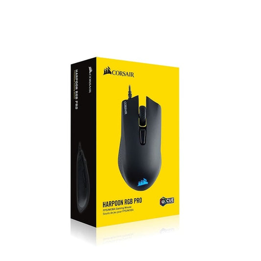 Corsair Harpoon Pro Lightweight RGB  Optical Gaming Mouse  12000 DPI and 6 Programmable Buttons 0840006606321