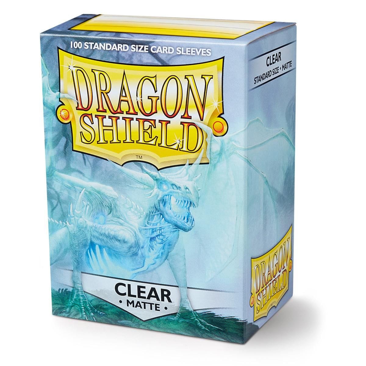 Card Sleeves Dragon Shield Standard Sleeves - Matte Clear (100 Sleeves) 5706569110017