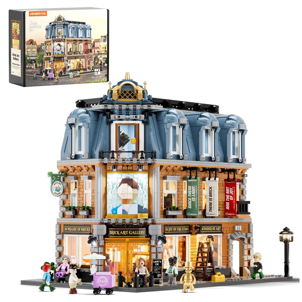 LUMIBRICKS - FUNWHOLE Modular Brick Art Gallery L9085 X002BF05PZ