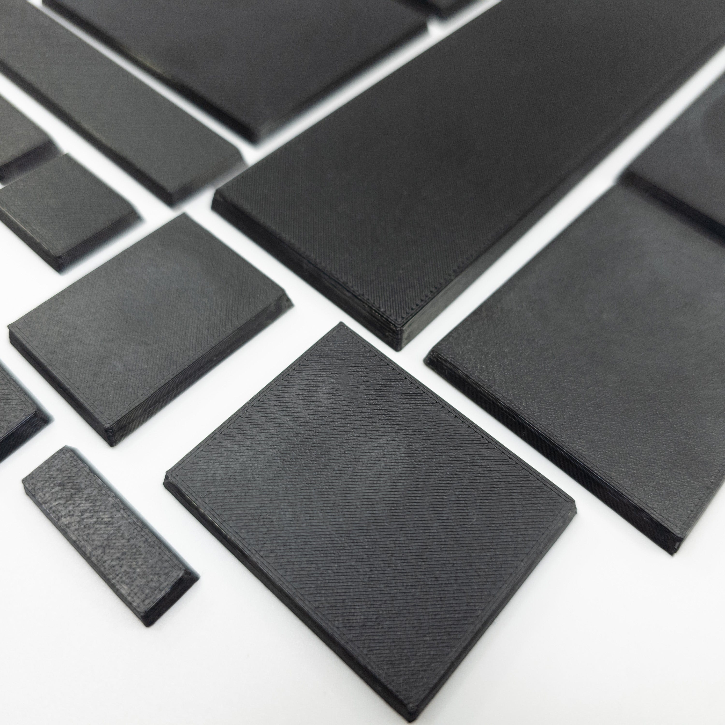 Base Rectangle Bases Range Sizes - 20x15mm to 75x25mm Small Sizes 3d Print Full Range Tabletop Games