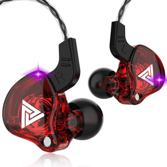 Apple Accessories 1 PCS / Red QKZ AK6 3.5mm In-Ear Wired Subwoofer Sports Earphone, Cable Length: About 1.2m, 1 PCS, 1 Pair
