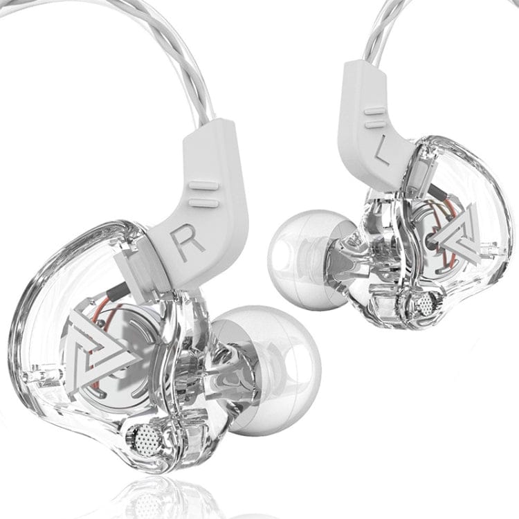 Apple Accessories 1 PCS / Transparent White QKZ AK6 3.5mm In-Ear Wired Subwoofer Sports Earphone, Cable Length: About 1.2m, 1 PCS, 1 Pair